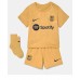 Cheap Barcelona Ferran Torres #11 Away Football Kit Children 2022-23 Short Sleeve (+ pants)